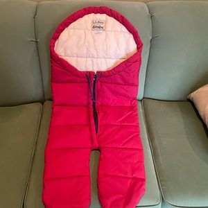 Vintage Baby/toddler baby bag for use in stroller or car carrying baby/toddler.